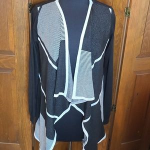 Belldini NWT Sweater long hang blk/wht XL